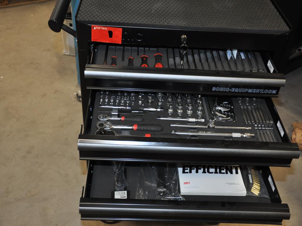 Sonic equipment S8 10 x tool trolley